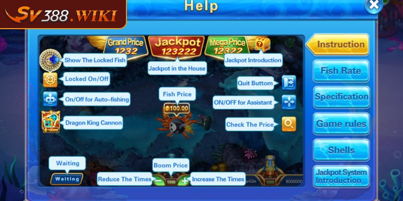 Các quy định cơ bản trong game Jackpot Fishing cần biết